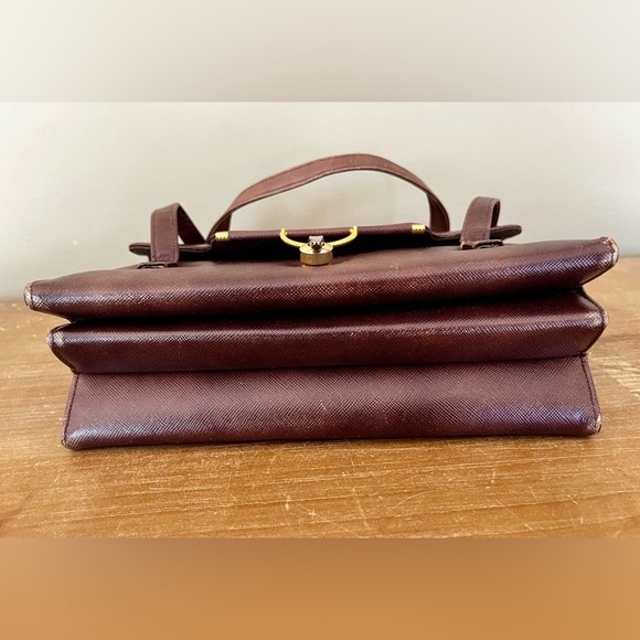 Vintage Brown Leather Handbag - Picture 8 of 8